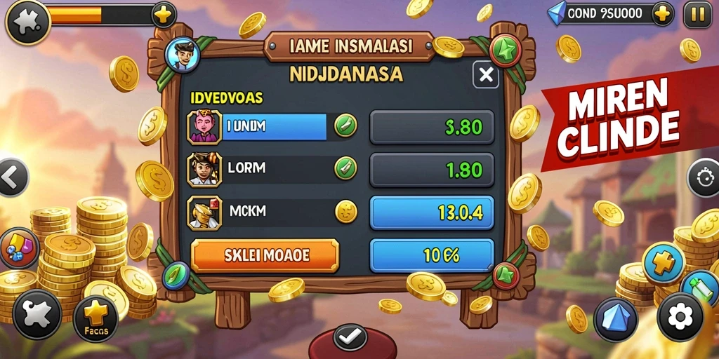 Tampilan awal game dengan grafis yang menawan.