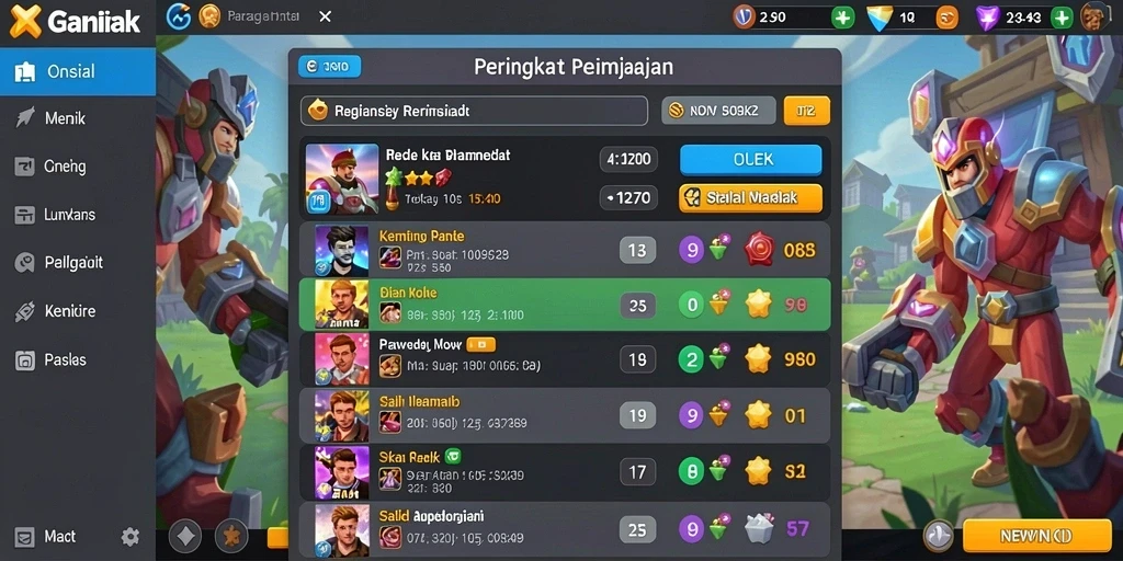 Tampilan awal yang menawan dan mudah dinavigasi.