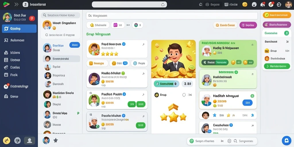 Screenshot menunjukkan gameplay yang mendebarkan dan karakter menarik.