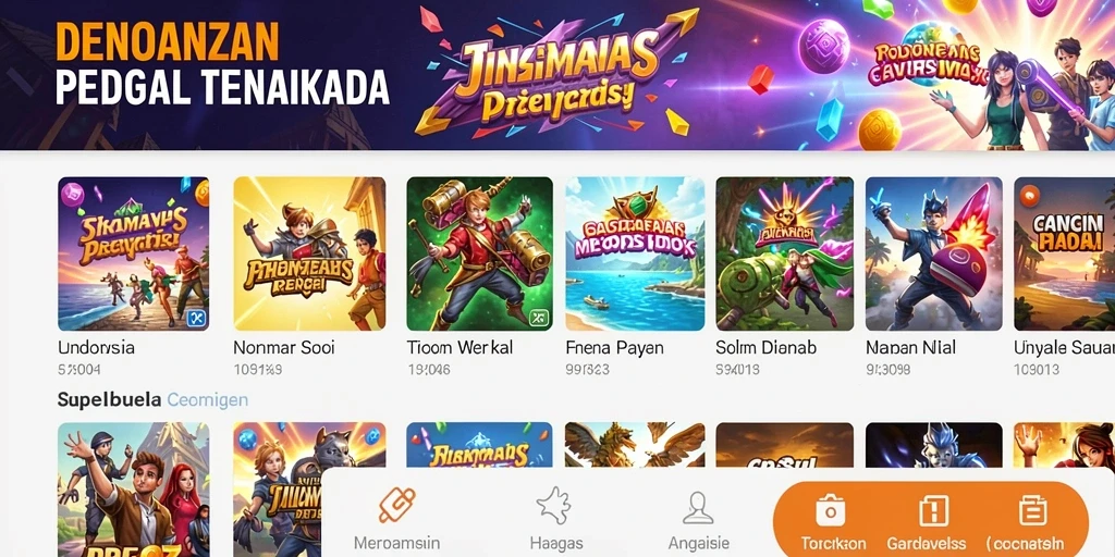 Tampilan antarmuka yang user-friendly dan menarik.
