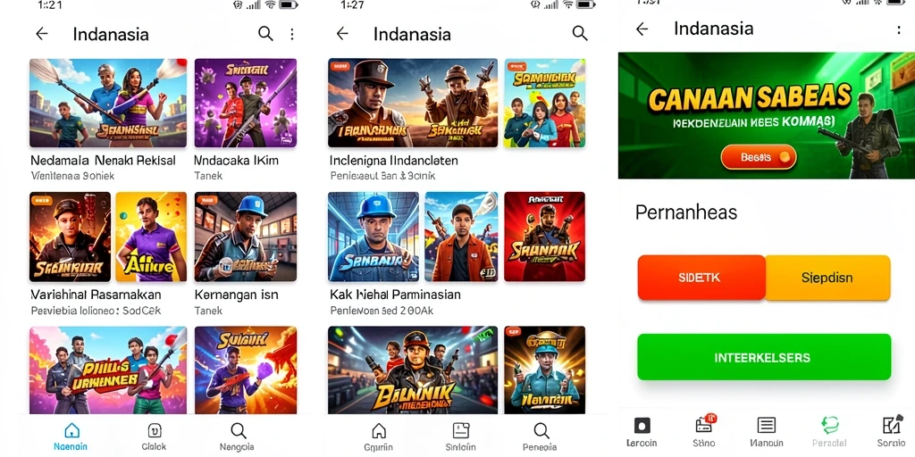 Tampilan antarmuka pengguna yang menarik dan intuitif.