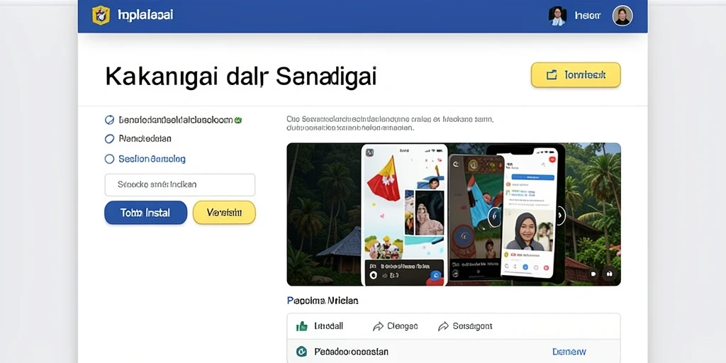 Screenshot menampilkan tampilan awal permainan dengan grafis yang menarik.