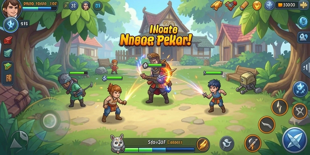 Tampilan awal yang menarik dan mudah dipahami.