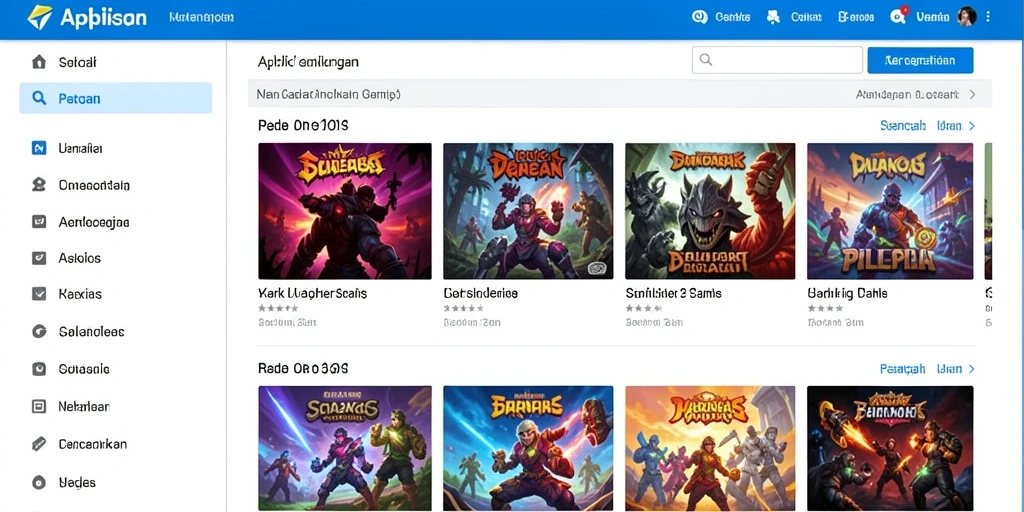 Tampilan antarmuka game yang menarik dan intuitif.