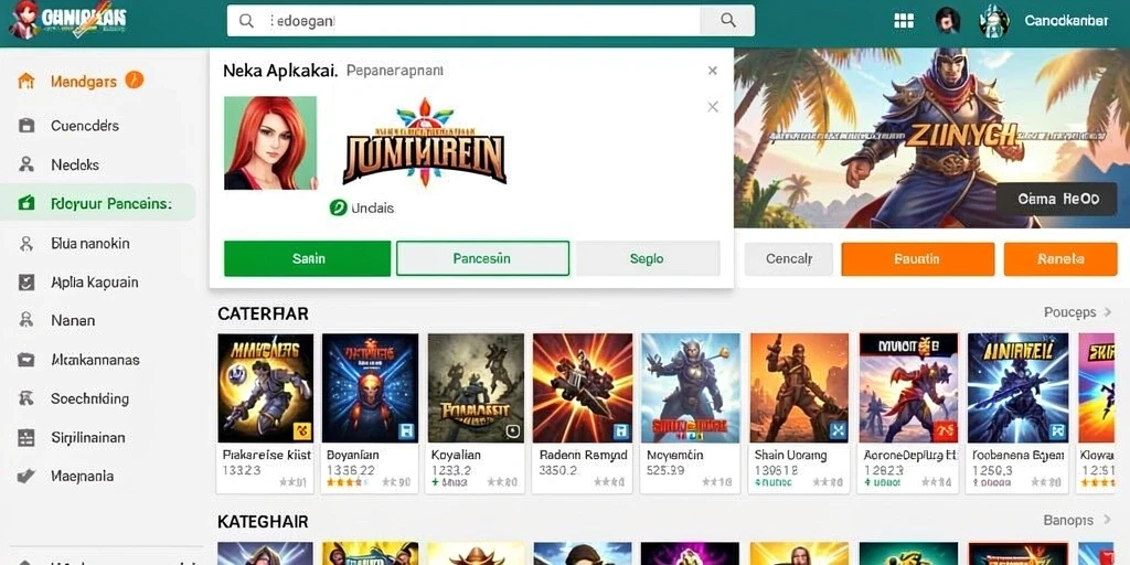 Tampilan antarmuka yang menarik dan mudah digunakan.