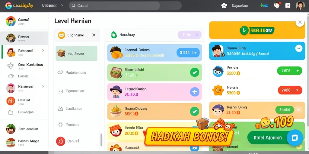 Tampilan antarmuka utama PAMANTOGEL yang user-friendly.