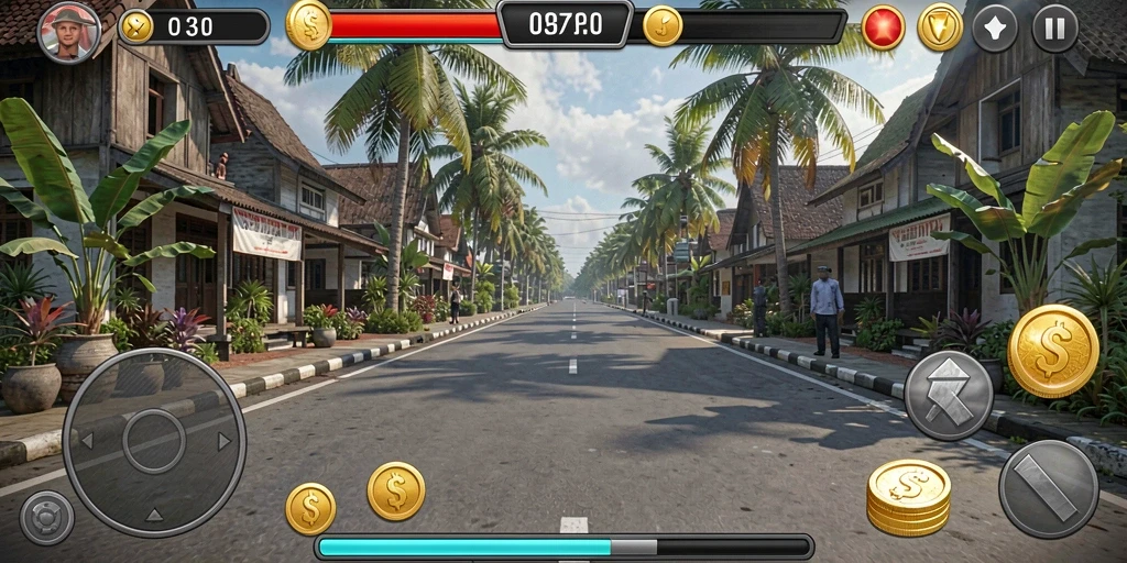 Tampilan antarmuka PIONTOGEL yang ramah pengguna.