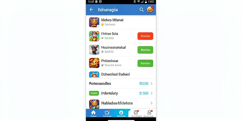 Tampilan antarmuka utama yang menarik dan sederhana.