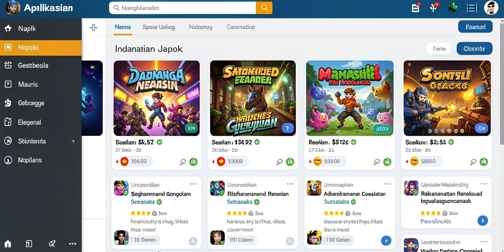 Antarmuka yang sederhana dan mudah dinavigasi.